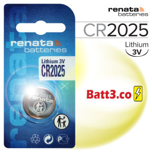 Authentic Renata CR2025 Lithium Coin Battery