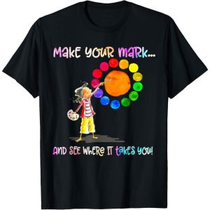 Dot Day International Make Tee Your Funny Mark Men T-Shirt