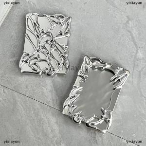 [COD] yixiayun Original Design Electroplate Plasitic Frame Kpop Idol Photocard Holder Creative 3 Inch Photo Card Holder Photo Sleeve