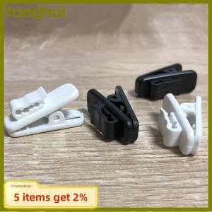 fanghui 10 Pcs Cable Cord Clamp Headset Clamp Collar Clip Rotating Clamps Headphone Cable Clips Earphone Winder Accessories