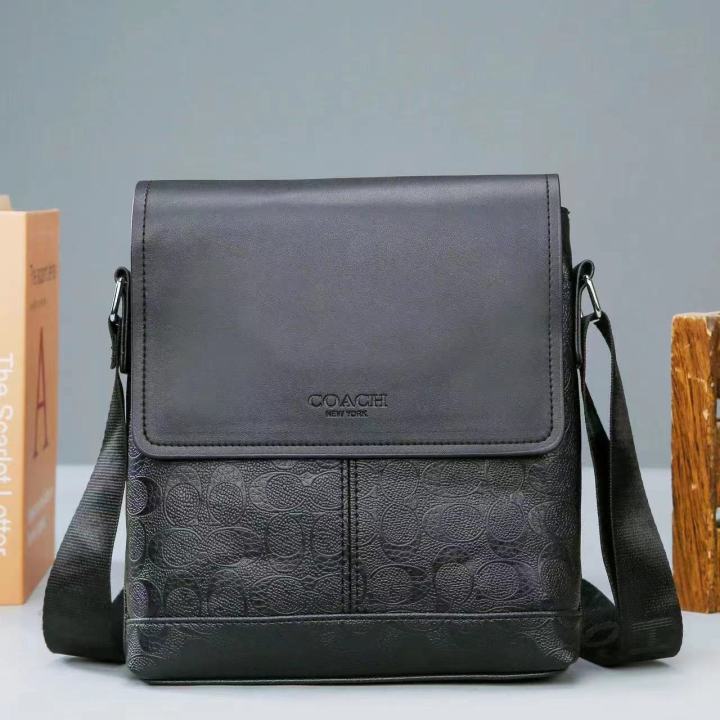 [FISH SALE] ClassA Men's Leather ShoulderBag L(9.2*10.5inch）6602 ...