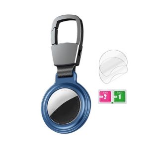 Airtag Holder Apple Airtag Case with Carabiner Magnetic Airtag Keychain Design by Aluminum Alloy Air Tag Holder for DogCat Collar CarHouse Keys Luggage