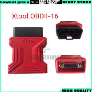 (In stock) Keychannel Xtool OBDII-16 Pin Plug Diagnosis Adapter for Automobile Diagnosis Tool Suitable for X300 X400 E300 E600 PS80 PS90