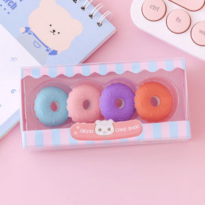 FXG - Penghapus Set 4Pcs Karakter Lucu Alat Sekolah Anak Penghapus Pensil Buku ATK01