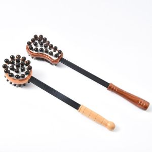VBBN Double Head Massage Hammer Relaxation Muscle Multi-Functional Back Knock Massage Tool Fatigue Relieve Handheld Percussion Massager Leg Waist Arms Massage