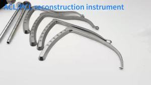 คู่มือเจาะแบบปรับได้ KITA-สแตนเลสแบบ C สำหรับเอ็นเข่า เครื่องมือช่วยการมองเห็นไหล่ เครื่องมือศัลยกรรมกระดูก