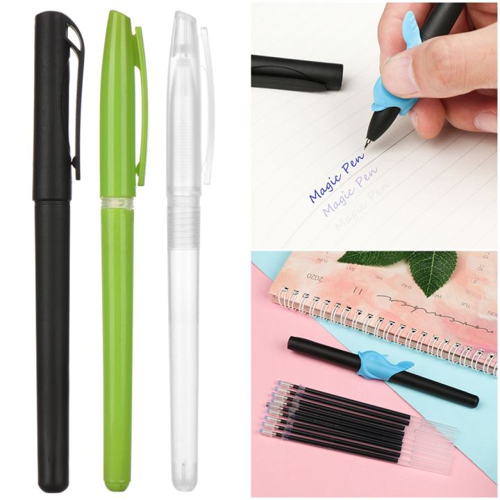 【COD&Ready Stock】Automatic Fade Pen Kit Magic Pen Disappearing Refill