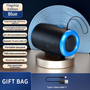 Speaker Bluetooth Subwoofer Nirkabel LED Bass Ganda Baru 2025 - Wireless FM AUX BT TF Music Player