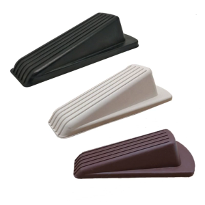 Door Stoppers for Floor Rubber Door Stop Wedge Door Gaps Prevent The Lock-Outs Floor Sturdy Stackable Door Stop