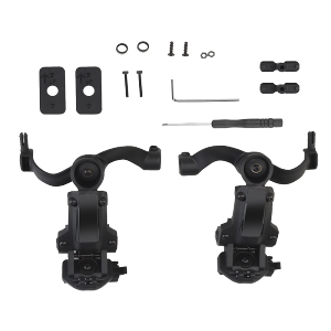1set Adapter Rail Helm Headset Dudukan Headphone Helmet Untuk Earmor Hearing Protector
