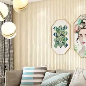 Wallpaper Sticker Dinding Motif Salur Elegan Panjang 8 meter x Lebar 45cm