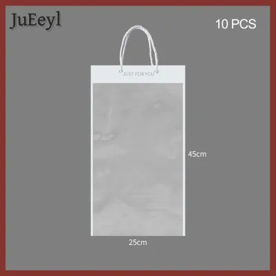 JuEeyl 10pcs Flower Packing Bags Transparent Flower Bouquet Gift Bag Florist Decoration
