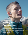 SHOKZ S810MN OpenRun Pro Mini - Open-Ear Bone Conduction Sports Headphones, Sweat Resistant Bluetooth Wireless Earphones for Workouts Running - 10H Playtime Secure Comfortable Fit - Noise Cancelling Mics. 