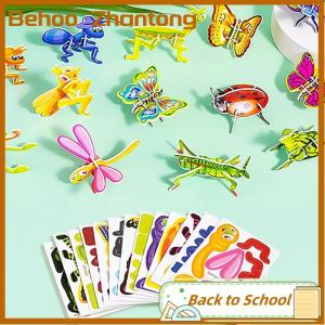 Behoo 3D Câu Đố Cho Trẻ Em Đồ Chơi 25Pcs Giáo Dục 3D Phim Hoạt Hình Câu Đố 3D Trò Chơi Ghép Hình Câu Đố Phim Hoạt Hình Nghệ Thuật Thủ Công Quà Tặng Cho Bé Trai Cô Gái