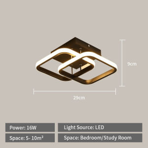 3 Warna Lampu Plafon LED Ceiling Light Lampu ruang tamu lampu gantung kamar tidur hias lampu