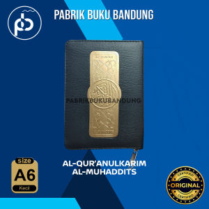 Quran Al-Muhaddits Kecil A6 Jaket Terjemah dan Tajwid Warna | 105 x 148 cm | Alqosbah