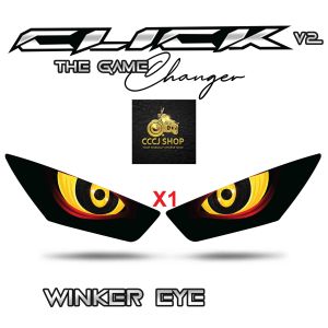 HONDA CLICK V3/ V2 125i/150iWINKER EYE STICKER/ TRANSPARENT/TRANSLUCENT VINYL LAMINATED MATERIAL