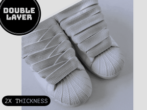 2pcs Fat Shoelace V2 Jumbo Premium Thick Suede Shoe Lace Cotton Sintas Original Colorful Sneakers