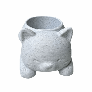 JKDESIGN In 3D Chậu hoa hình mèo Dễ thương Đồ trang trí Hộp đựng đồ hình con mèo Sáng tạo Đa chức năng Chậu trồng cây để bàn hình con vật Trang trí nhà cửa