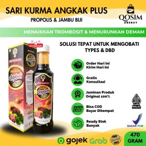 Sari Kurma Madu Angkak Propolis 470Gr Obat DBD Types Menaikkan Trombosit Ampuh