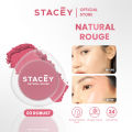 Stacey Natural Rouge Makeup Blush Powder - Infused Blush on Creamy Pigmented. 