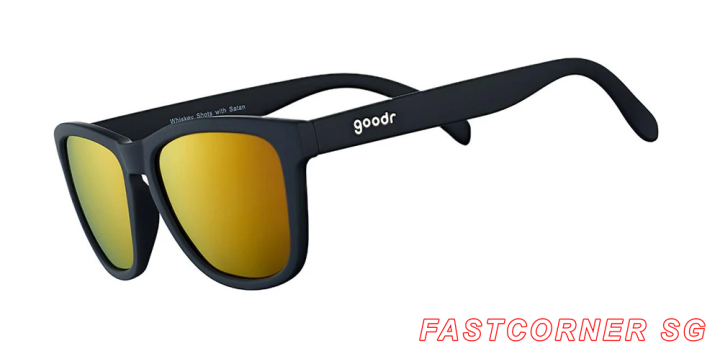 Goodr OG Whiskey Shots Polarized Sunglasses Lifestyle Sports
