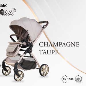 รถเข็นเด็ก Embix รุ่น AQUIRA 2 มีมุ้งกันเเมลงติดอยู่ที่ใต้ที่นั้ง มีซัพพอร์ตเเละ หมอนรองคอ นอนได้ราบ เข็นได้ 2 ทิศทาง