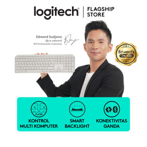 Logitech MX Keys S Keyboard Wireless Bluetooth Pengetikan Hening yang Mulus Tombol yang Dapat Diprogram Lampu Latar USB C yang Dapat Diisi Ulang untuk PC Windows Linux Chrome Mac