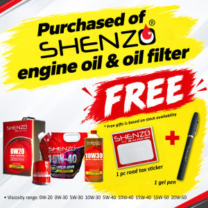 Shenzo 0W30-Superb 100% Fully Synthetic Premium Original Engine Oil 1/4 Liter + Oil FIlter Packages/15000km Mileage