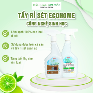 Tẩy Rỉ Sét Công Nghệ Sinh Học ECOHOME Giúp Làm Sạch Và Phục Hồi Sáng Trên Các Bề Mặt Kim Loại