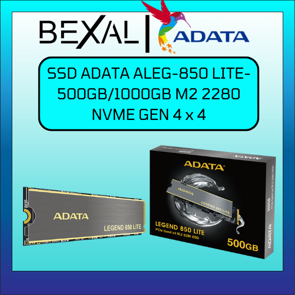 Ổ cứng SSD ADATA ALEG 850 LITE M.2 NVME 500/1000GB M2 2280 PCIe Gen4x4 ...