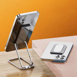 Giá kệ đỡ điện thoại hợp kim dán mặt đế sau chống lưng vòng tay xoay 360 độ Kickstand gấp gọn K4