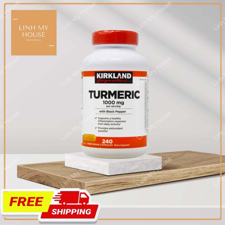 Viên tinh chất nghệ Kirkland Signature Turmeric 1000 mg 240 viên Lazada.vn