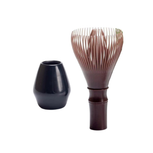 FELIZ Resin Matcha Whisk With Whisk Holder Reusable Green Tea Powder Whisk Smooth Tea Making Tools Tea Ceremony