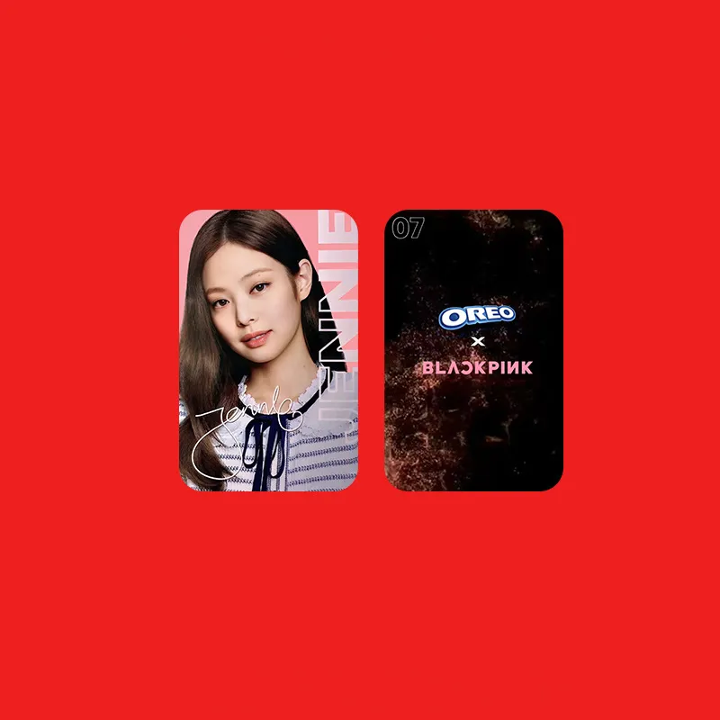 BlackPink OREO PhotoCard Rose Lisa Jennie Jisoo Photo Cards