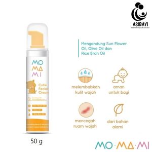 Momami Cutie Facial Cream Krim Wajah Bayi Aman untuk Newborn