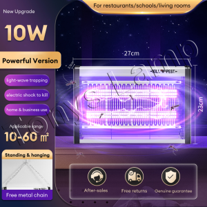 【BUY 1 TAKE 1】 Mosquito Killer Electric Lamp Tonys Original Mosquito Killer Lamp LED Hanging Electric UK Light Easy-to-Clean Removable Washable Tray