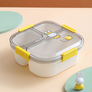Miffy Lunch Box Microwaveable Lunch Box 1100/1550ML Large capacity Student Bento Box Picnic Box 午餐盒