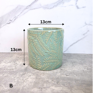 The Leaferie Majorca Flowerpot . flowerpots . flower pot . plant pots . planter . planters . Ceramic