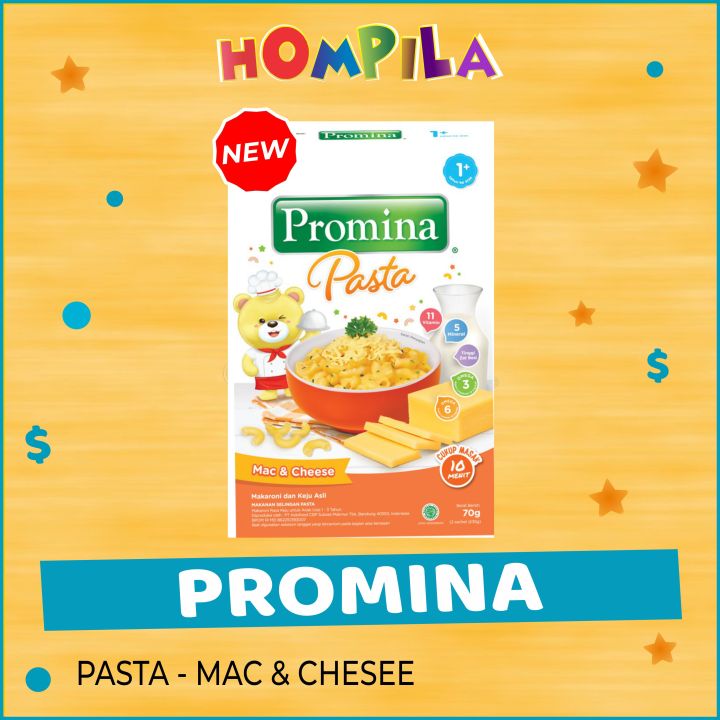 PROMINA PASTA MAC & CHEESE 70 GR / PASTA CREAMY CHICKEN SPINACH 60GR