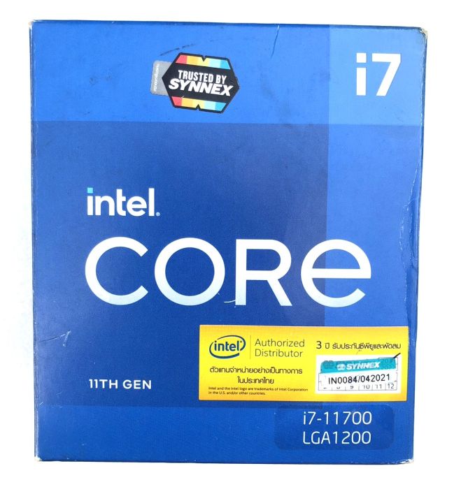 CPU (ซีพียู) INTEL CORE I7-11700 2.5 GHz (SOCKET LGA 1200) มือสอง ...