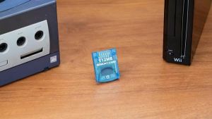 Mcbazel 512MB Memory Card for Nintendo Gamecube and Wii RVL-001 Blue