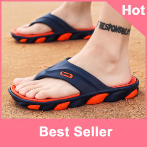 【Higher Quality】2021 Summer Man Shoes Fashion Korean Toe Sandal for men Beach slippers for men