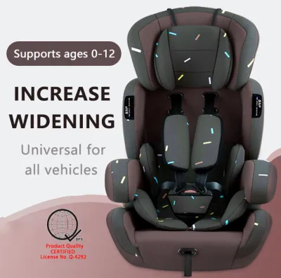Brett-Child safety seat car (With ICC Certificate) Simple and portable safety seat for infants and children aged 1-12 to sit and lie on