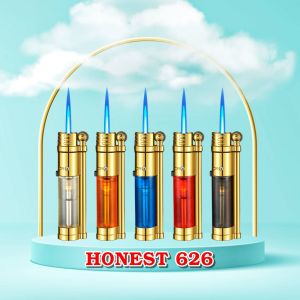 bật lửa rãnh tay 626 với 5 màu đen trắng đỏ xanh cam nhìn thấy ga