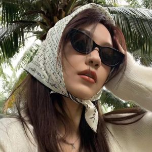 Fashion Summer Retro Cat Eye Sunglasses Aesthetic Summer Shades Eyeglasses for Women