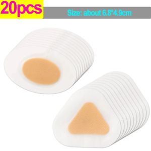 50 cái Gel bảo vệ gót chân cao gót vá đau Relief Pads chăm sóc bàn chân dính Hydrocolloid đệm