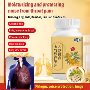 Sliced Ginseng Lily Jade Bamboo and Luo Han Guo Slices Herbal Nourishment & Gentle Hydration Soothes Throat and Clears Lungs人参百合玉竹罗汉果片