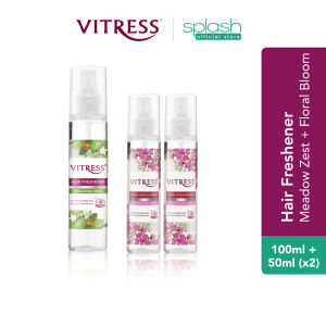 Vitress Hair Freshener Mist Meadow Zest 100ml + 2pcs Floral Bloom 50ml