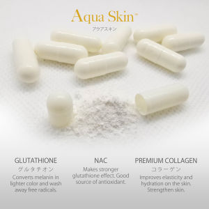 Aqua Skin Gluta Caps Whitening Capsules
